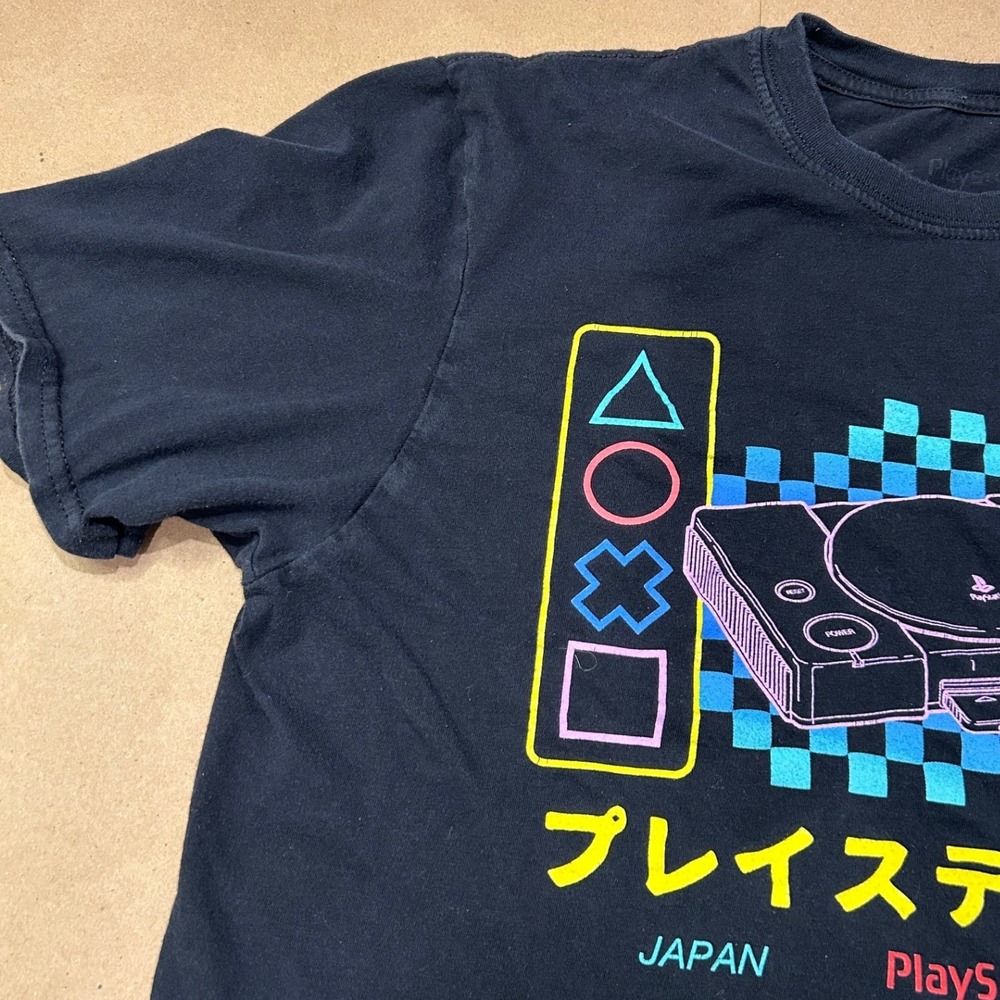 PlayStation Black Graphic T-Shirt Mens Large - Picture 3 of 7
